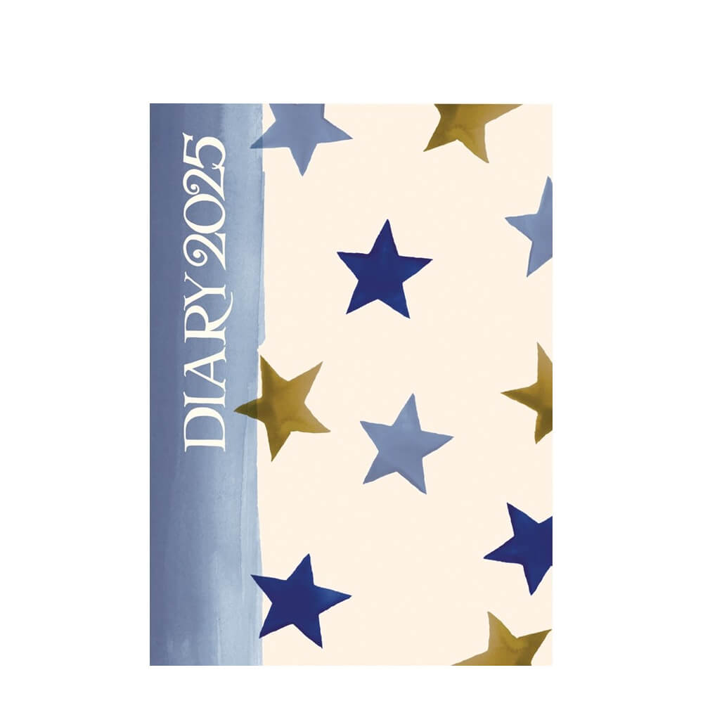 Emma Bridgewater Blue Star A6 Diary Week to View 2025